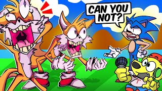TAILS GOES CRAZY!! Friday Night Funkin Sonic &amp; Tails SECRET HISTORY! - FNF Mods 154