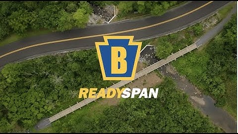 Rocky Gap State Park Installs a ReadySpan FRP Bridge