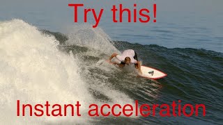 How To Get Speed While Surfing Backside | I Can't Get Speed While Surfing Backside