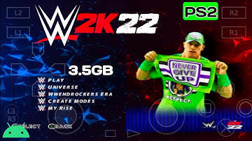 WWE SmackDown Vs.Raw 2K22 PS2 Game For Aether SX2 PS2 Emulator On Android Mobile Device | Gameplay