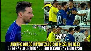 MESSI ASOMBRÓ AL MUNDO HOY Y EL ARBITRO ASÍ LE SUPLICÓ PARA TOCARLO QUEDÓ HIPNOTIZADO ESTO PASÓ