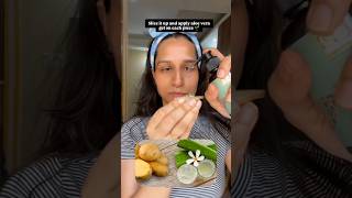 Skin glow with Potato? #DIYSkinCare #PotatoForSkin #SkinBrightening