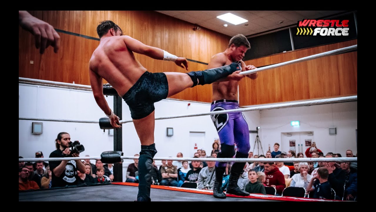 Connor Mills vs Kieron Lacey WRESTLEFORCE Live in Rayleigh 07.04.23