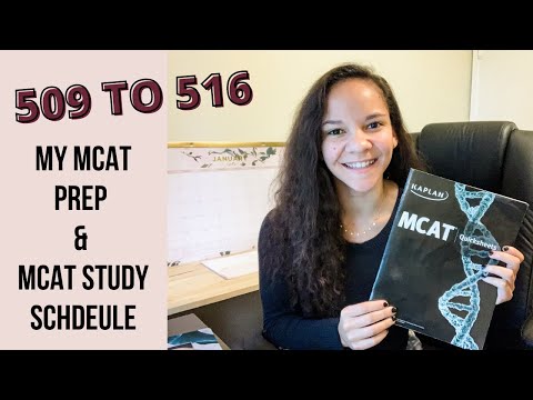 MCATの509から516 //私の正確なMCAT準備戦略とMCAT研究スケジュール