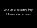 Aaron Lewis - country boy lyrics