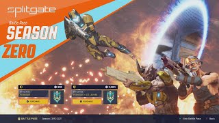 MY Reaction To The Splitgate Season Zero Battle Pass! (My Thoughts On The Season 0 Battle Pass)