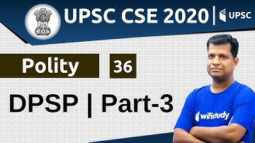 4:00 PM - UPSC CSE 2020 | Polity by Pawan Sir | DPSP (Part-3)
