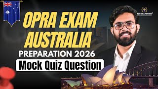 OPRA Exam Mock Quiz 2026 | OPRA Exam Australia | OPRA Exam Preparation | Pharmacist in Australia 
