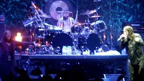 Ozzy Osbourne  throws water on Vicki Marshall
