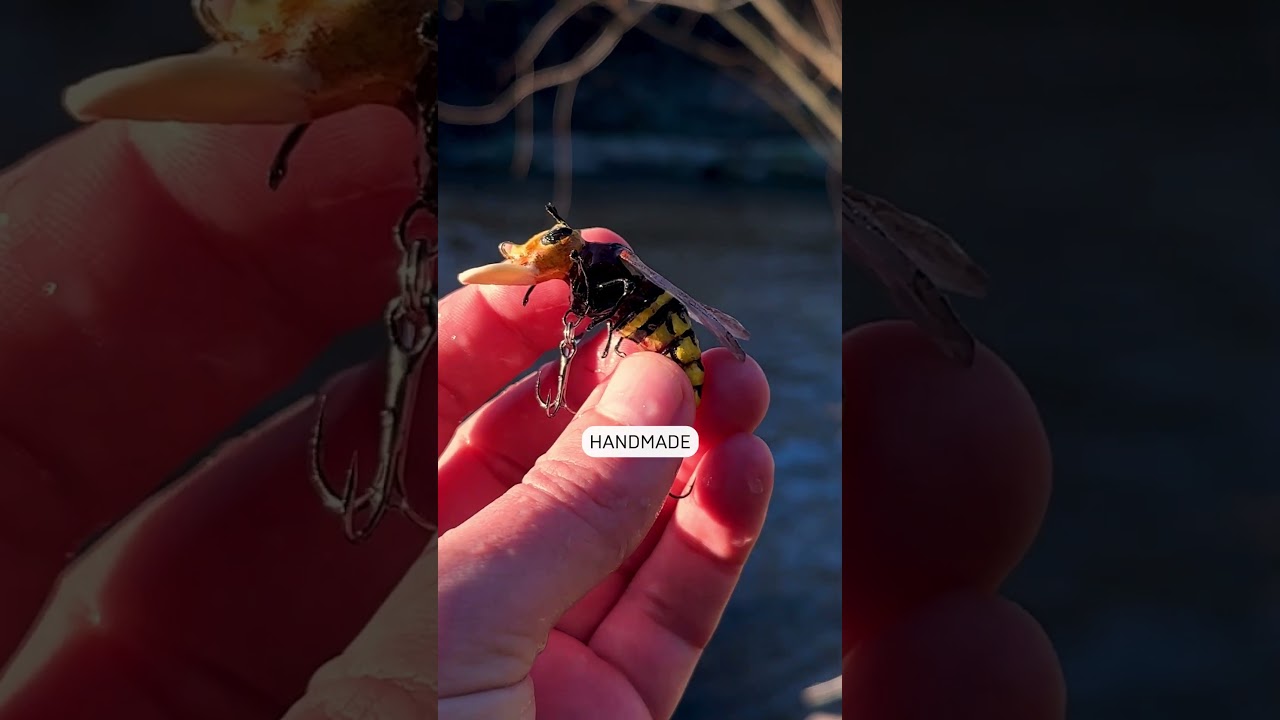 BEST Topwater Lure for Ide | Handmade Ultralight Hornet for Spring