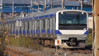 常磐線 E531系3000番台K557編成 525M 普通 いわき行き 泉駅2番線に到着