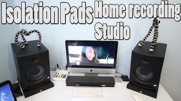 Home Recording Studio Monitors Isolation Pads Adam Hall PAD ECO 2
