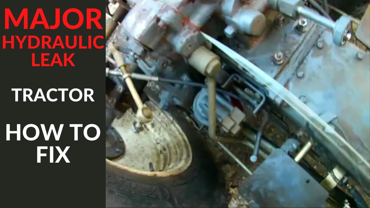 FORD NEW HOLLAND HYDRAULIC LEAK pt1 YouTube