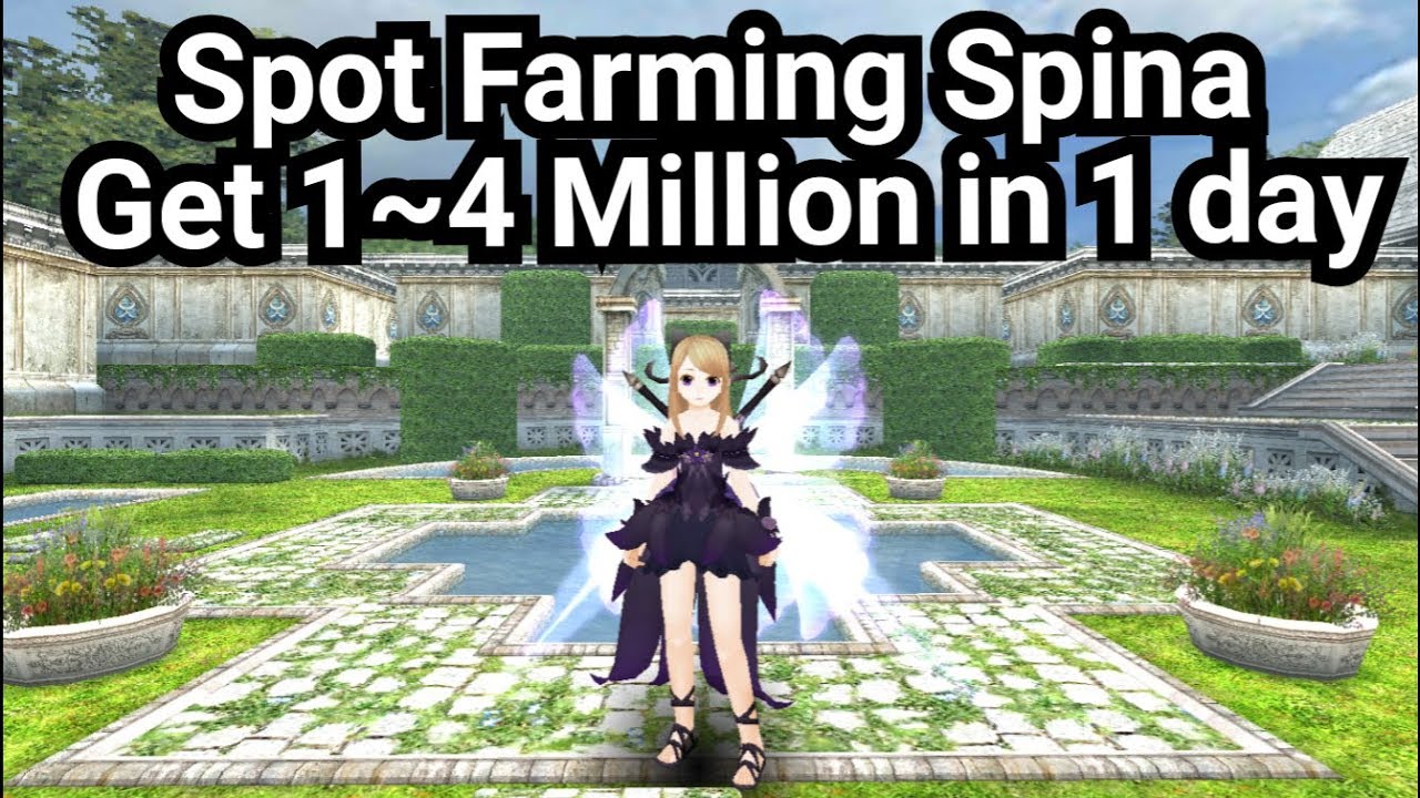 Toram Online Spot Farming Spina Get 14 Million Spina in 1 Day YouTube