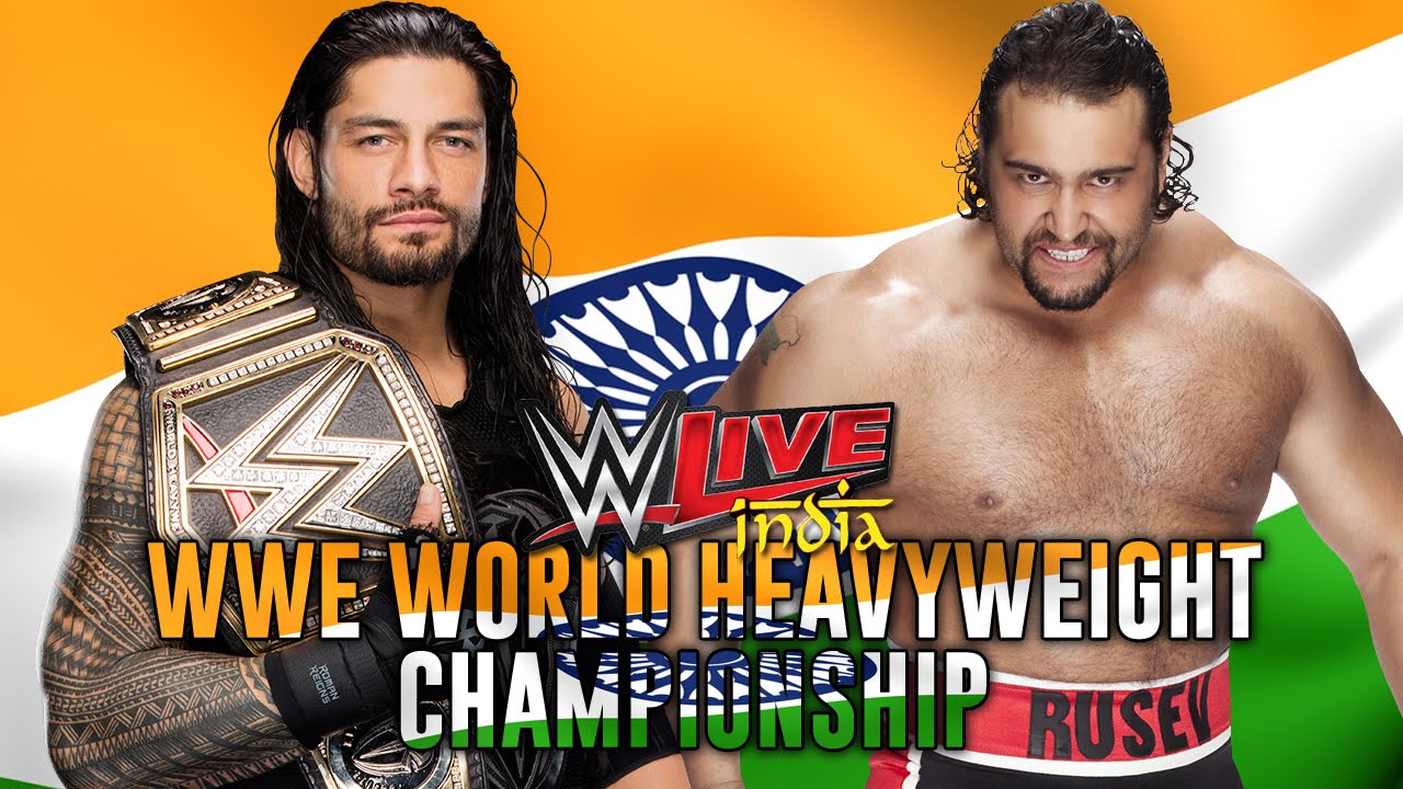 Roman Reigns Vs Rusev WWE Live India 2016 Live Reaction (WWE World Heavyweight Championship) HD