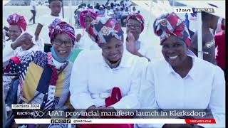 2024 Elections | United Africans Transformation party's provincial manifesto launched in Klerksdorp