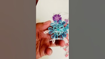 Quilled snowflakes