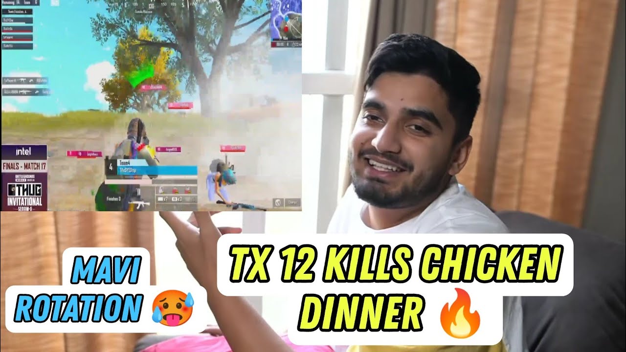 TX 12 Chicken Dinner In Thug Invitational 🔥 | Mavi Rotation 🥵 | TeamXSpark
