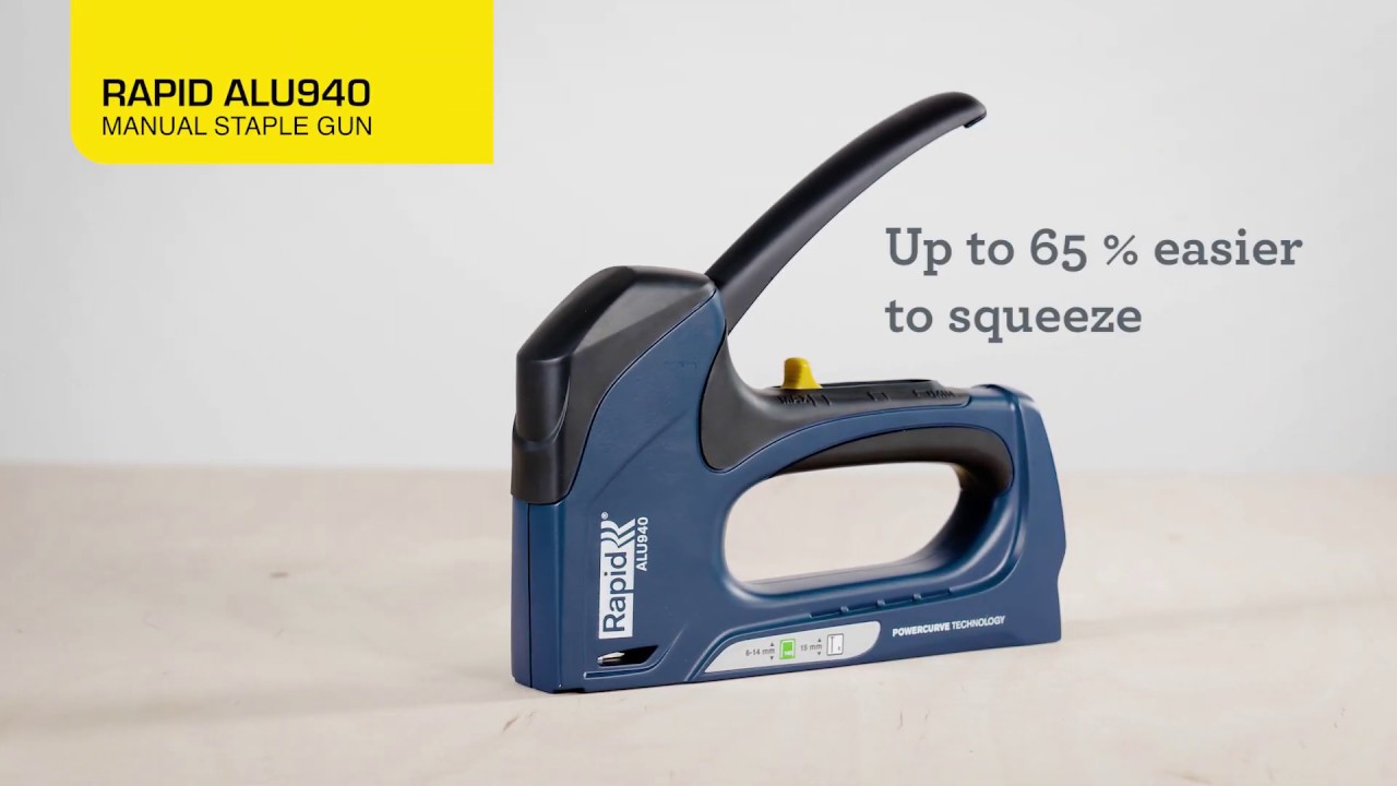 Rapid ALU940 Dual Staple Gun YouTube