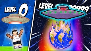 MAX LEVEL UFO UNLOCKED? // Roblox Cosmin Simulator