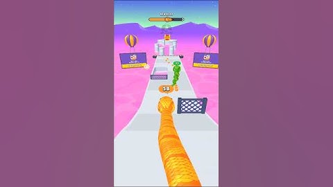 Snake Run Race Lvl. 22 #shorts #games
