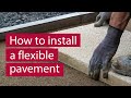 How to Install Concrete Flag/Block Paving Flexibly | Commercial Paving | Marshalls