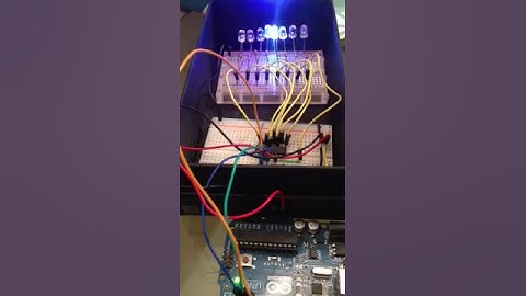8bit shift register test