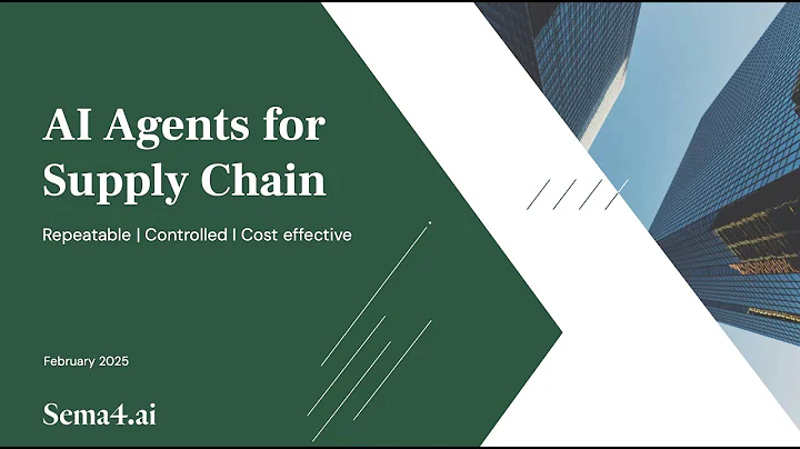 Webinar: AI Agents in Action - Revolutionizing Supply Chain Management