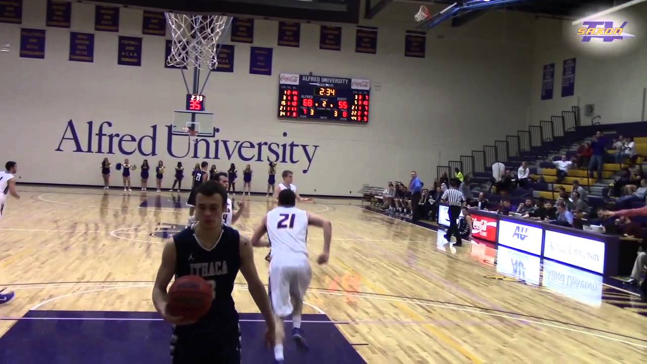 Alfred University Men's Basketball vs Ithaca Highlights 02.03.15 YouTube