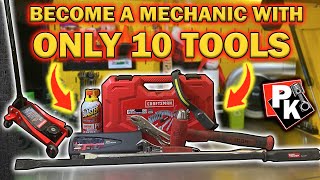 How To Become a Mechanic With ONLY 10 TOOLS!!! #mechanic #harborfreight #snapon #tools #toolhaul