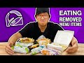 EATING Everything Taco Bell 🌮🔔 REMOVED from their MENU!!