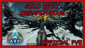 ARK ASCENDED | SOLO BETA MEGAPITHECUS | PVE OFFICIAL