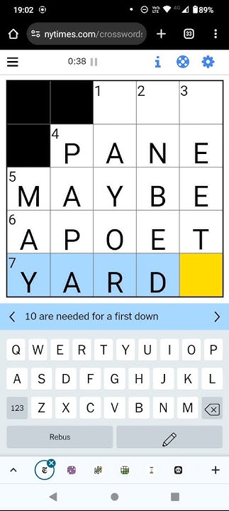 Speedsolving the NY Times Mini Crossword (1 May 24) #wordpuzzle #words Speedsolving the NY Times Mini Crossword (1 May 24) #wordpuzzle #words