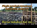 Cara pemasangan pondasi yg benar dari patok bowplang  rumah type 58/80 ukuran tanah 8 x 10 m2