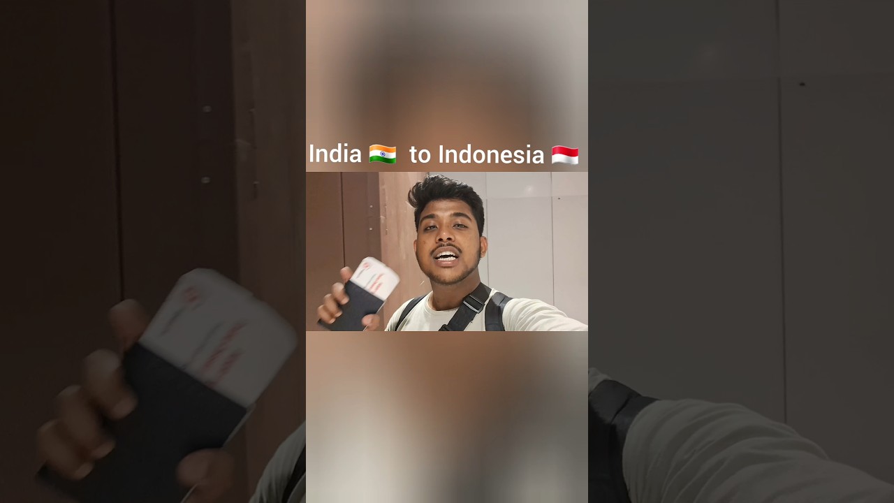 India 🇮🇳 to Indonesia 🇮🇩  | First Time International Flight Journeys ✈️ 