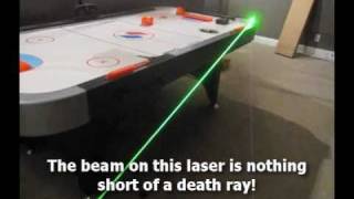 Burning Green Laser Death Ray!