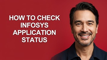 How to Check Infosys Application Status - KevinHowTo