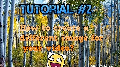 Tutorial #2 Hoe maak je een ander plaatje voor je video !