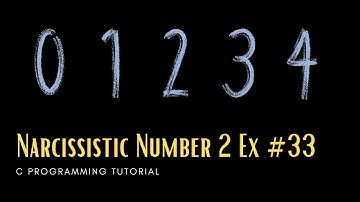 C Numbers 33: Find narcissistic decimal numbers within a specified range [C Programming]