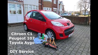 Citroen C1 / Peugeot 107 / Toyota Aygo DIY service