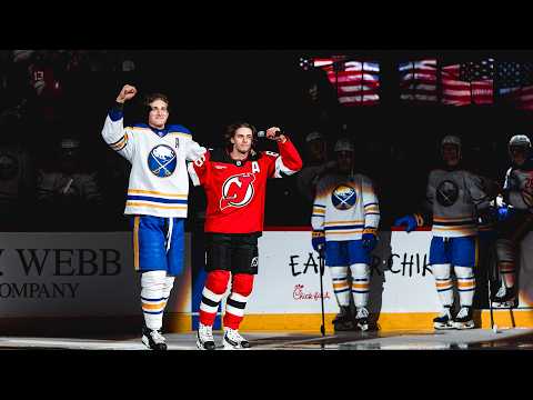 Look back at the Jack Hughes Olympic ceremony at Prudential Center