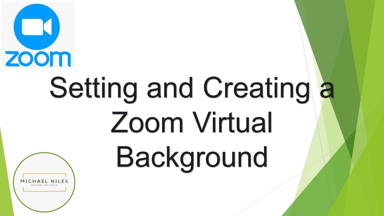 Zoom Tutorial How to set up and Create a Zoom Virtual Background