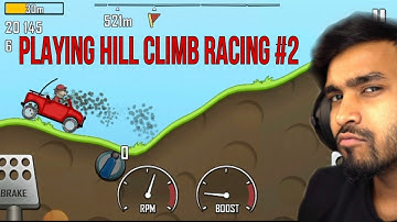 Techno gamerz playing hill climb racing game part 2 #2