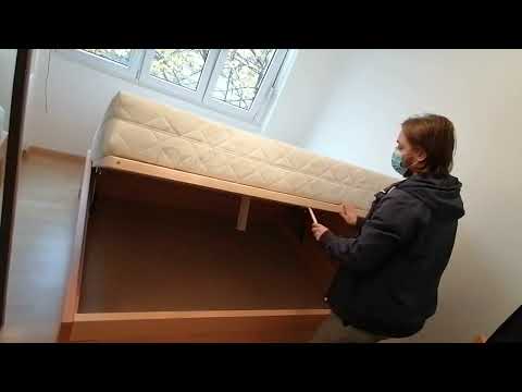 Video: Bračni krevet s mehanizmom za podizanje najbolja je opcija za uštedu životnog prostora u vašoj spavaćoj sobi