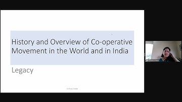 Webinar on “Overview of Cooperatives, Legacy, Impact and Future” - 05072025