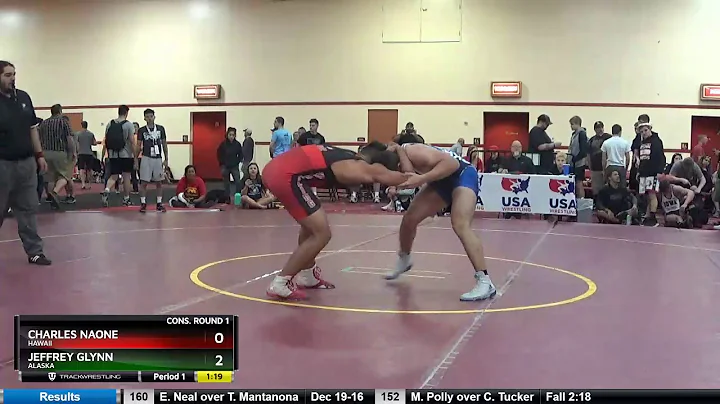 Junior 170 Charles Naone Hawaii Vs Jeffrey Glynn A...