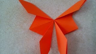 Простое оригами для детей Как сделать бабочку(Оригами - древнее искусство складывания фигурок из бумаги. Искусство оригами своими корнями уходит в Древн..., 2016-04-14T15:25:23.000Z)