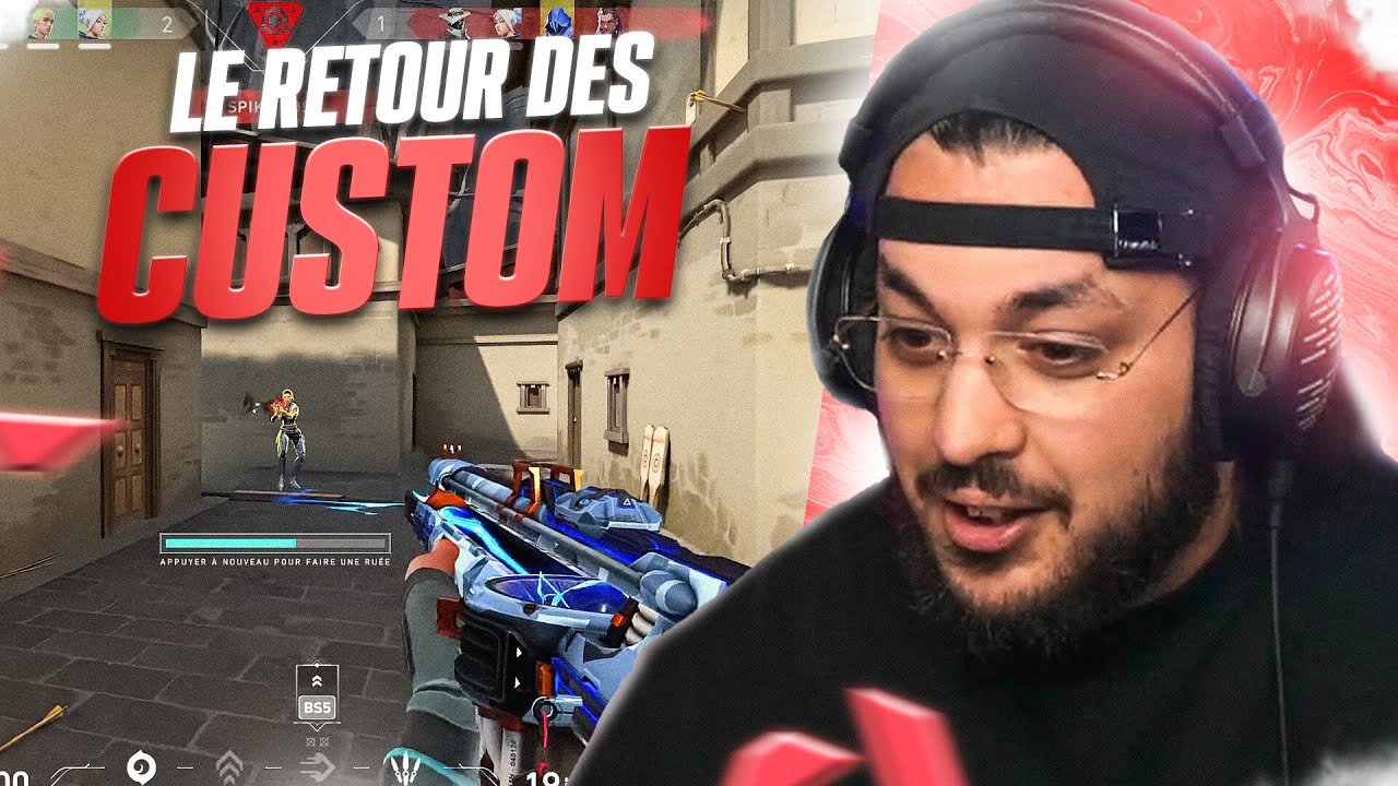 Le grand retour des customs valorant !