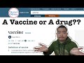 Vaccine or Drug (Immunotherapy)? Definition of a vaccine