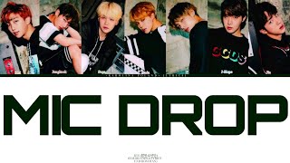 BTS (방탄소년단) - MIC Drop (Steve Aoki Remix) (Color Coded Lyrics - END\/ROM\/HAN)